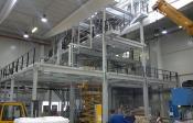 La charpente métallique pour l´usine de fabrication des feuilles plastiques La charpente métallique pour l´usine de fabrication des feuilles plastiques